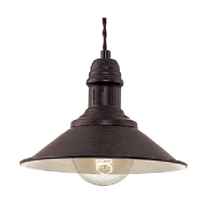 Brilagi - Viseći luster na sajli FORGE 1xE27/60W/230V Ø 22 cm crna