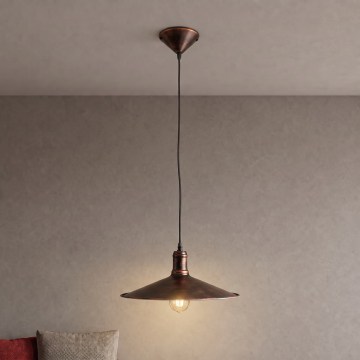 Brilagi - Viseći luster na sajli FORGE 1xE27/60W/230V Ø 36 cm patina/bakrena