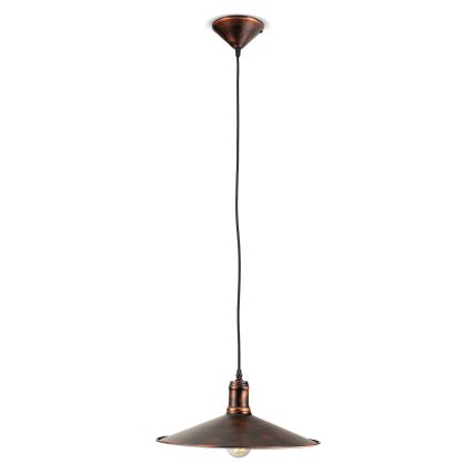 BRILAGI - Viseći luster na sajli FORGE 1xE27/60W/230V Ø 36 cm patina/bakrena
