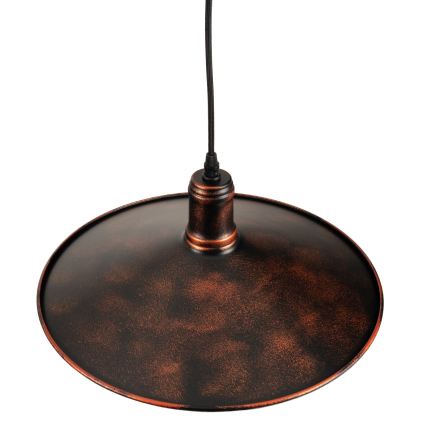 BRILAGI - Viseći luster na sajli FORGE 1xE27/60W/230V Ø 36 cm patina/bakrena