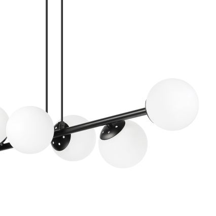 Brilagi - Viseći luster na sajli MALONY 6xE14/20W/230V crna