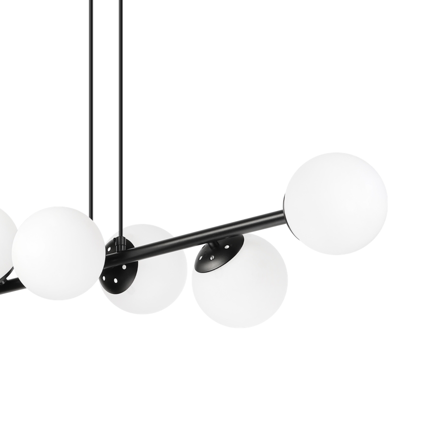 Brilagi - Viseći luster na sajli MALONY 6xE14/20W/230V crna