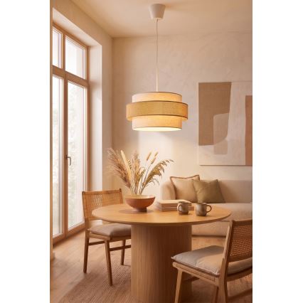 Brilagi - Viseći luster na sajli SPACE 1xE27/60W/230V Ø 40 cm bež/krem