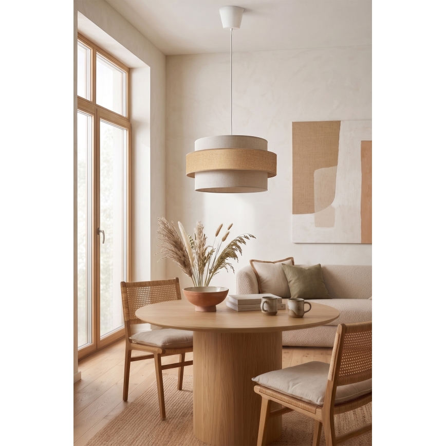 Brilagi - Viseći luster na sajli SPACE 1xE27/60W/230V Ø 40 cm bež/krem