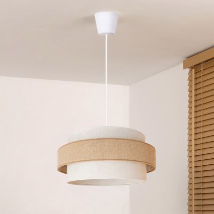 Brilagi - Viseći luster na sajli SPACE 1xE27/60W/230V Ø 40 cm bež/krem