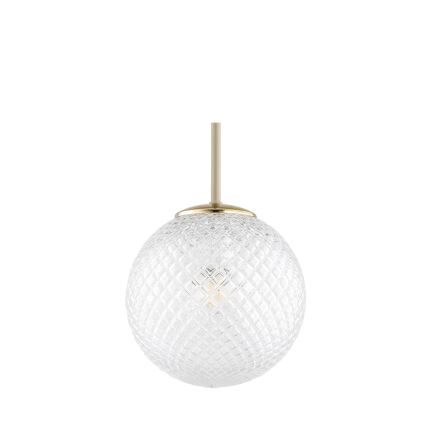 Brilagi - Viseći luster na sajli STELLA 1xE27/60W/230V Ø 18 cm bež/zlatna
