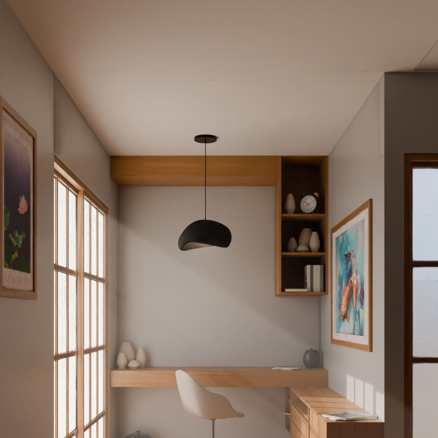 Brilagi - Viseći luster na sajli WABI SABI 1xE27/40W/230V crni