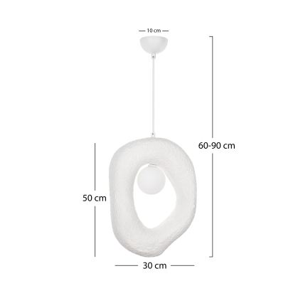 Brilagi - Viseći luster na sajli WABI SABI 1xG9/8W/230V bijeli