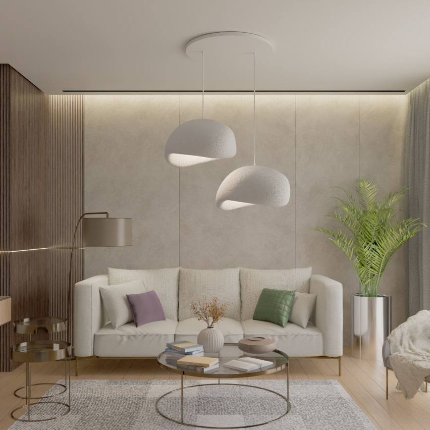 Brilagi - Viseći luster na sajli WABI SABI 2xE27/40W/230V bijela