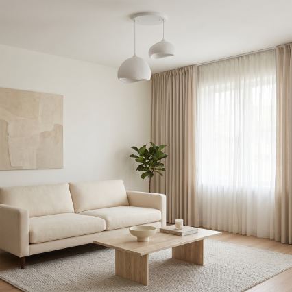 Brilagi - Viseći luster na sajli WABI SABI 2xE27/40W/230V Ø 70 cm bijela