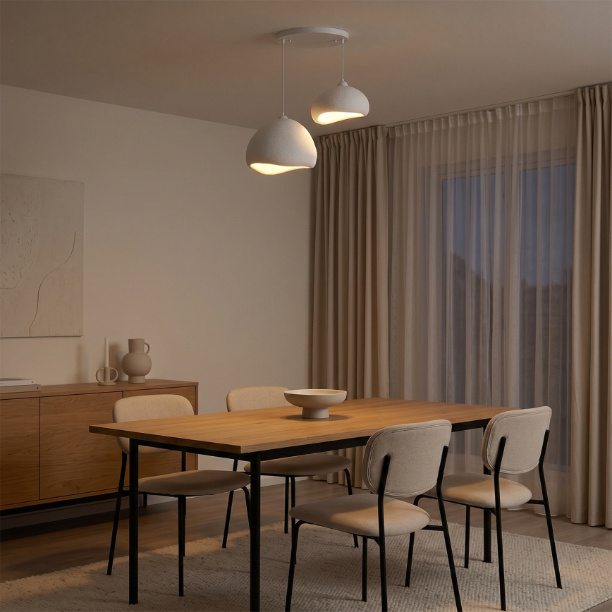 Brilagi - Viseći luster na sajli WABI SABI 2xE27/40W/230V Ø 70 cm bijela