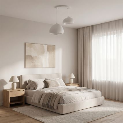 Brilagi - Viseći luster na sajli WABI SABI 2xE27/40W/230V Ø 70 cm bijela