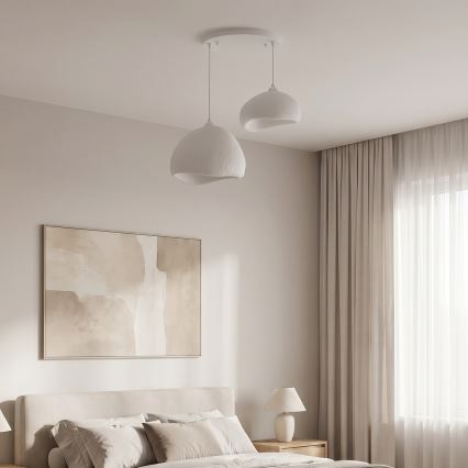 Brilagi - Viseći luster na sajli WABI SABI 2xE27/40W/230V Ø 70 cm bijela