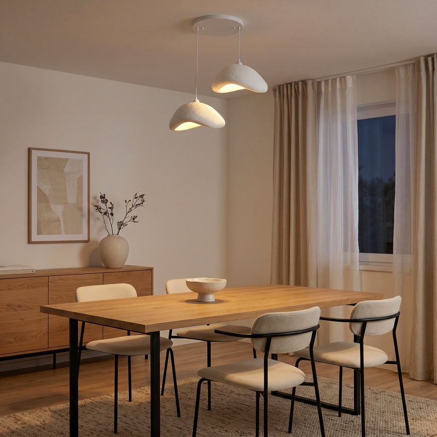 Brilagi - Viseći luster na sajli WABI SABI 2xE27/40W/230V Ø 74 cm bijela