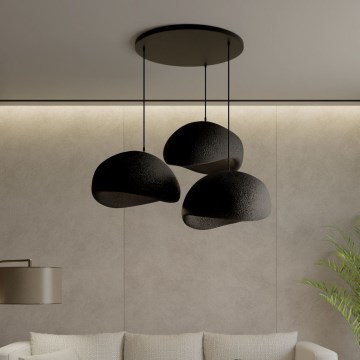Brilagi - Viseći luster na sajli WABI SABI 3xE27/40W/230V promjer 60 cm crna