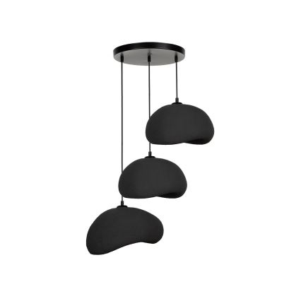 Brilagi - Viseći luster na sajli WABI SABI 3xE27/40W/230V promjer 60 cm crna