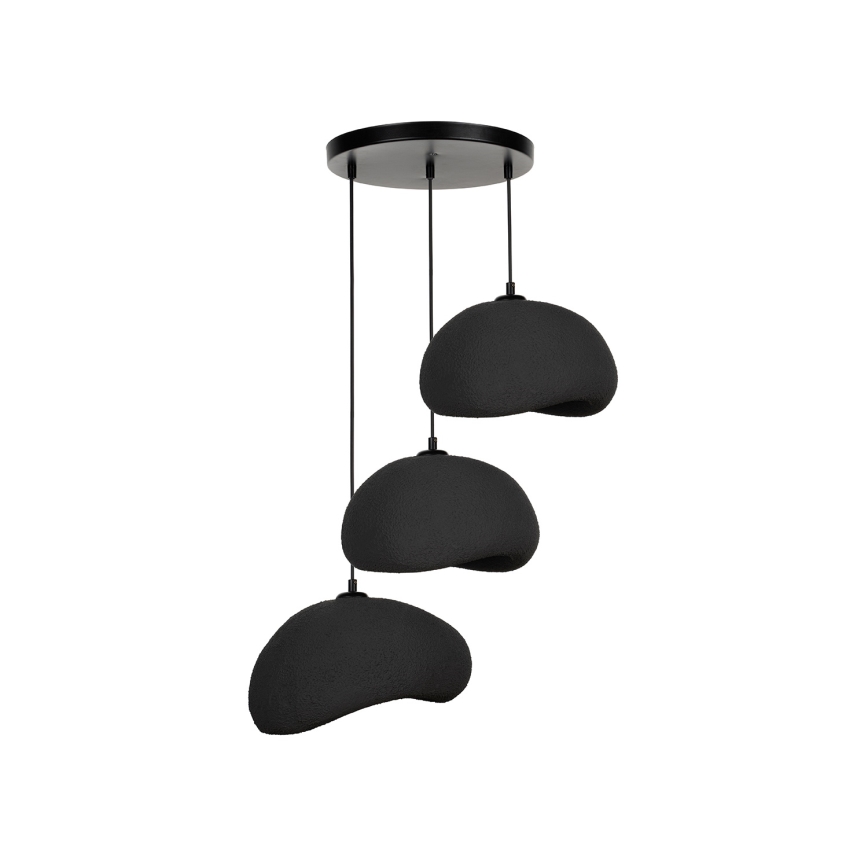 Brilagi - Viseći luster na sajli WABI SABI 3xE27/40W/230V promjer 60 cm crna