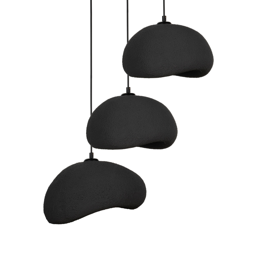 Brilagi - Viseći luster na sajli WABI SABI 3xE27/40W/230V promjer 60 cm crna