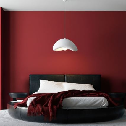 Brilagi - Viseći luster na užetu LUNA 1xE27/40W/230V Ø 42 cm bijela