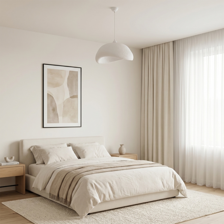 Brilagi - Viseći luster na užetu WABI SABI 1xE27/40W/230V Ø 42 cm bijela