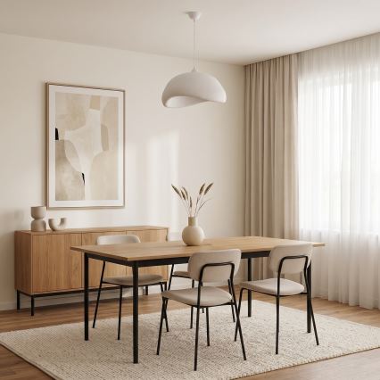 Brilagi - Viseći luster na užetu WABI SABI 1xE27/40W/230V Ø 42 cm bijela