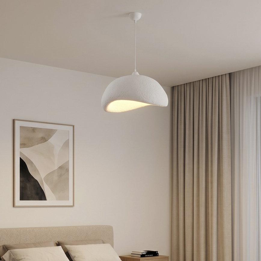 Brilagi - Viseći luster na užetu WABI SABI 1xE27/40W/230V Ø 42 cm bijela
