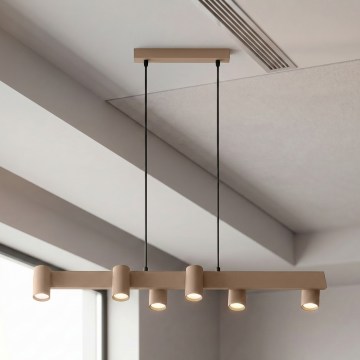 Brilagi - Viseći luster SELE na kabelu 6xGU10/30W/230V bež