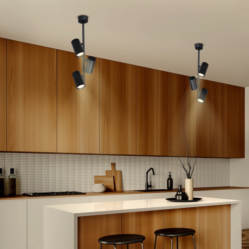 Brilagi - Viseći luster SELE VERTICAL 3xGU10/30W/230V crna