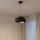 Brilagi - Viseći luster WABI SABI na sajli 1xE27/40W/230V Ø 35 cm crna
