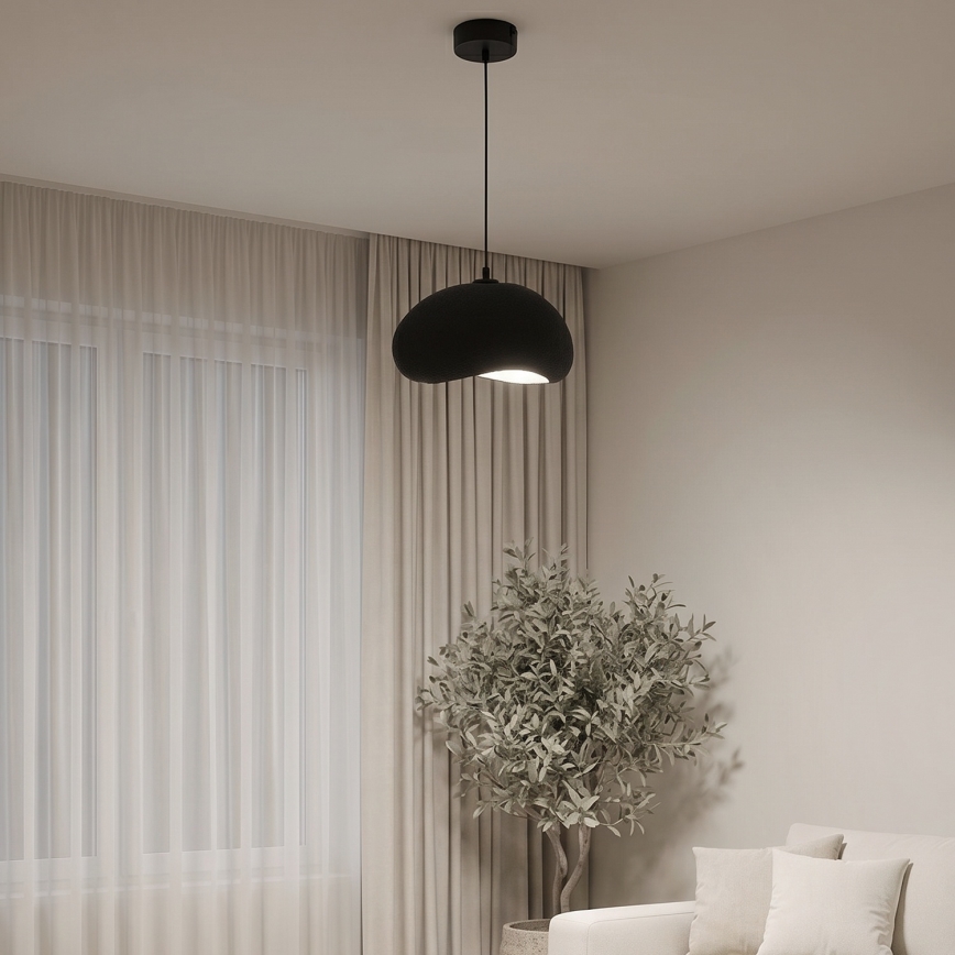 Brilagi - Viseći luster WABI SABI na sajli 1xE27/40W/230V Ø 35 cm crna