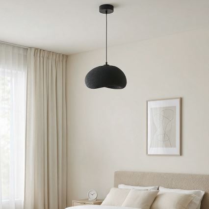 Brilagi - Viseći luster WABI SABI na sajli 1xE27/40W/230V Ø 35 cm crna