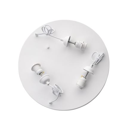 Brilagi - Viseći luster WABI SABI na sajli 3xE27/40W/230V, promjer 60 cm, bijela