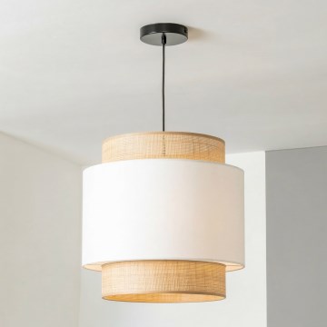 Brilagi - Visilica na kabelu CERIA 1xE27/40W/230V Ø 30 cm crna/bež/bijela