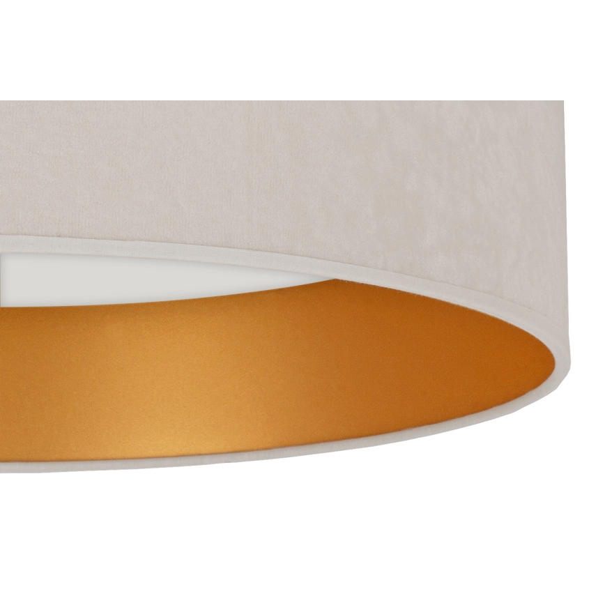 Brilagi - Zamjenski univerzalni abažur VELVET, promjer 30 cm, krem/zlatna