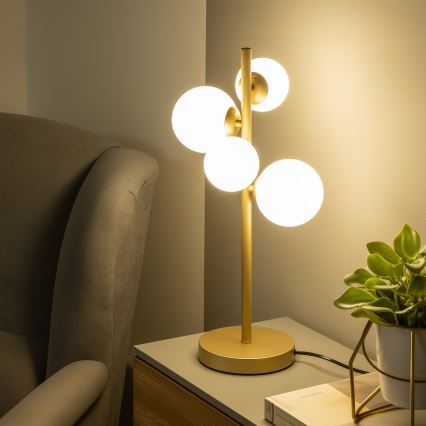 BRILAGI - Zamjensko staklo za luster, zidnu svjetiljku i lampu MISTEL, MILLA Ø 15 cm bijela