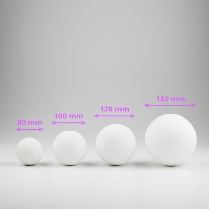 Brilagi - Zamjensko staklo za lustere, zidna svjetiljka i lampu MISTEL, MILLA promjer 10 cm bijela