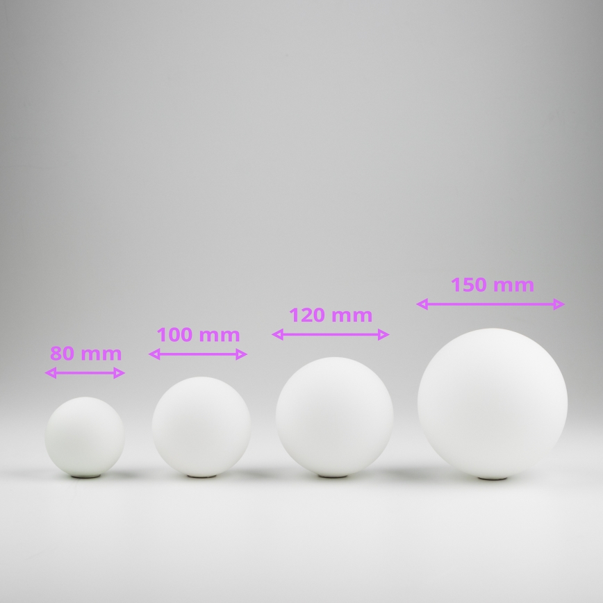 Brilagi - Zamjensko staklo za lustere, zidna svjetiljka i lampu MISTEL, MILLA promjer 10 cm bijela