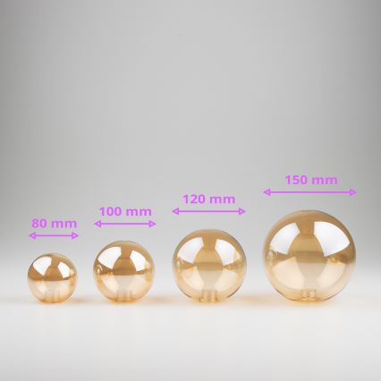 Brilagi - Zamjensko staklo za lustere, zidna svjetla i lampe MISTEL, MILLA promjer 15 cm zlatno