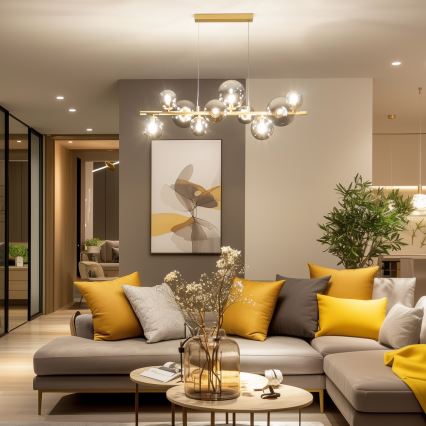 Brilagi - Zamjensko staklo za lustere, zidna svjetiljka i lampu MISTEL, MILLA promjer 8 cm dimno