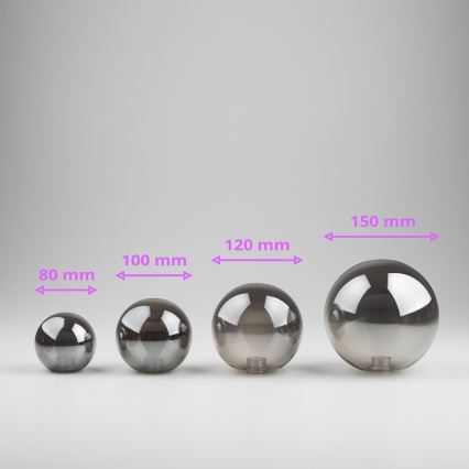 Brilagi - Zamjensko staklo za lustere, zidna svjetiljka i lampu MISTEL, MILLA promjer 8 cm dimno