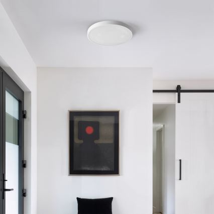 Brilagi - LED stropno svjetlo s mogućnošću prigušivanja GLASS POOL DOUBLE LED/48W/230V 3000-6000K 40 cm bijela + daljinski upravljač