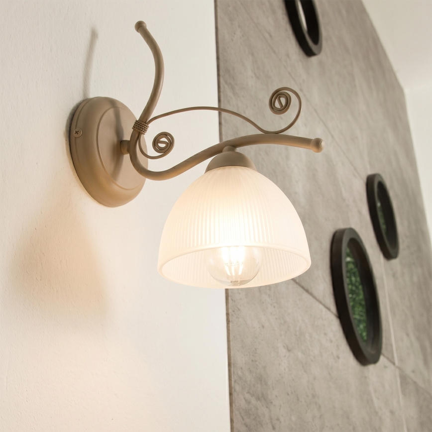 Brilagi - Zidna lampa ANTICO MODERN 1xE27/60W/230V bež