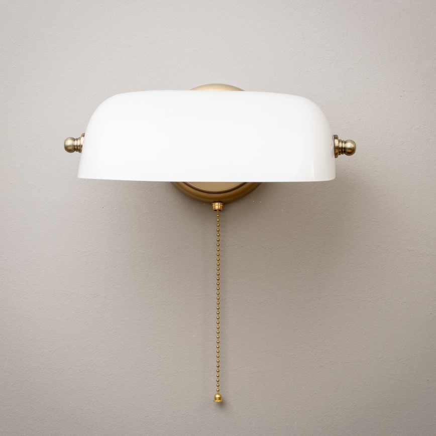 Brilagi - Zidna lampa BANK OFFICE 1xE27/60W/230V mesing/bijela