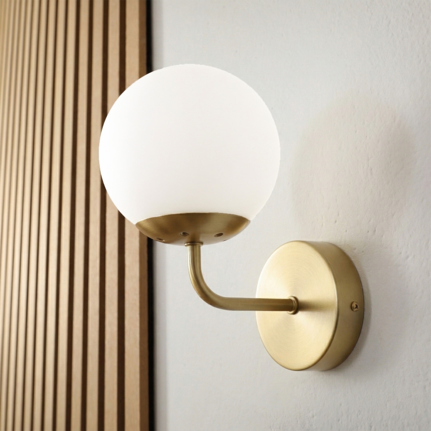 Brilagi - Zidna lampa MALIVA 1xE14/15W/230V zlatna/bijela