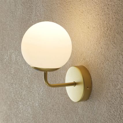 Brilagi - Zidna lampa MALIVA 1xE14/15W/230V zlatna/bijela