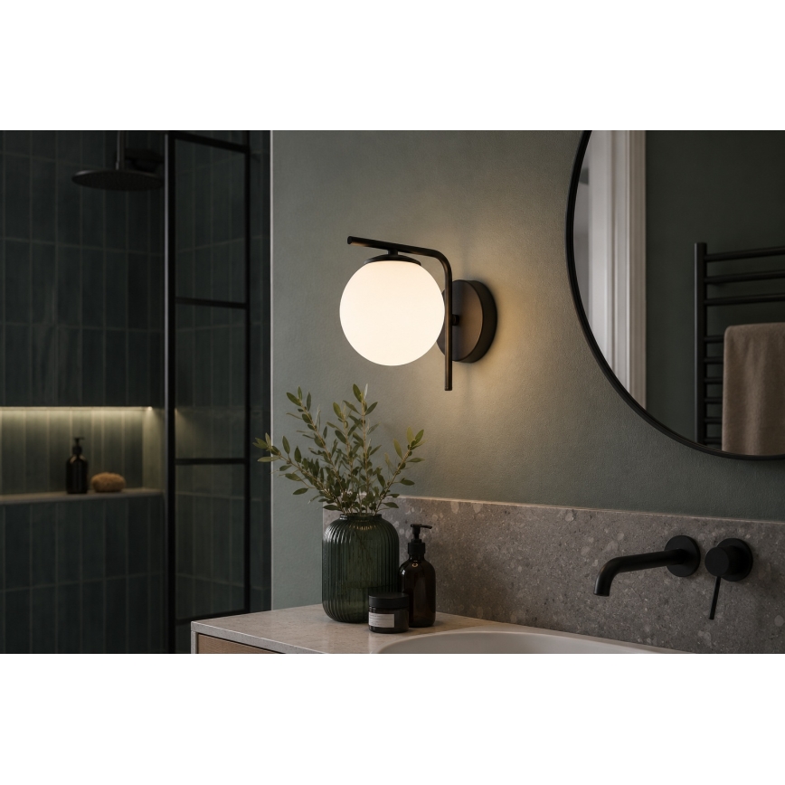 Brilagi - Zidna lampa MILO 1xE27/60W/230V crna