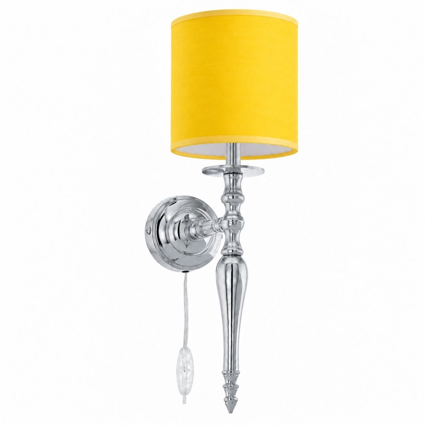 BRILAGI - Zidna lampa NUBILA 1xE27/60W/230V sjajni krom/žuta
