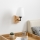 Brilagi - Zidna lampa NUBILA WOOD 1xE27/25W/230V hrast/bijela