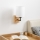 Brilagi - Zidna lampa NUBILA WOOD 1xE27/25W/230V hrast/bijela