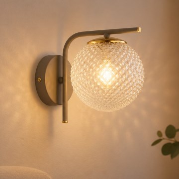 Brilagi - Zidna lampa STELLA 1xE27/60W/230V bež/zlatna